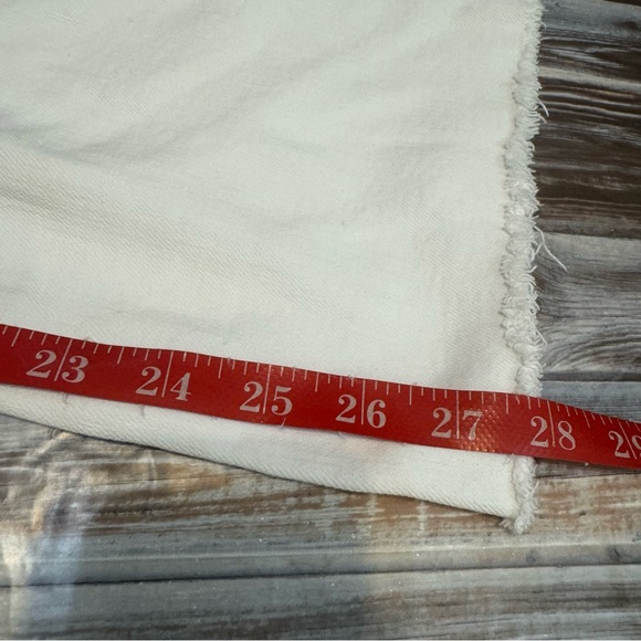 Rag & Bone Nina High Rise Skinny Ankle Flare Denim Jeans White Sz 33 - Picture 13 of 13